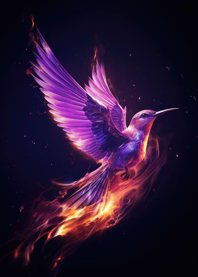 Fire Hummingbird
