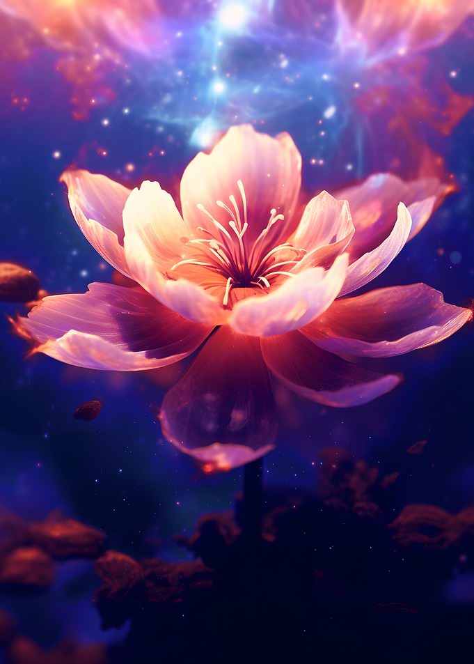 Cosmic Leaf Cherry Blossom