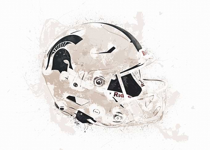 MICHIGAN STATE Helmet