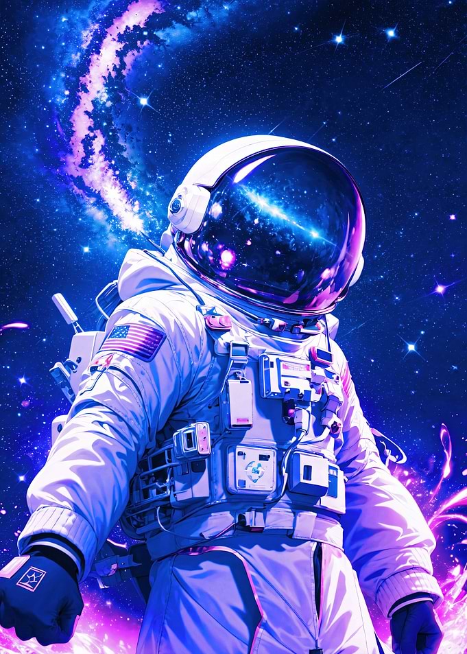 Astronaut Cyberpunk