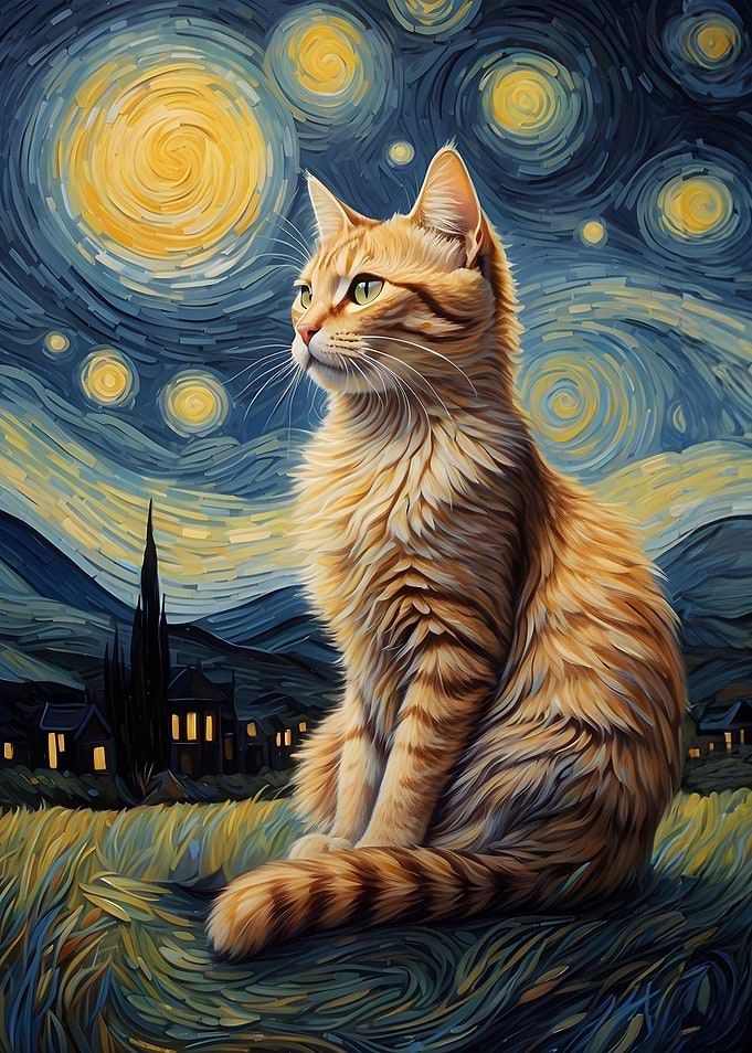 Cat Van Gogh