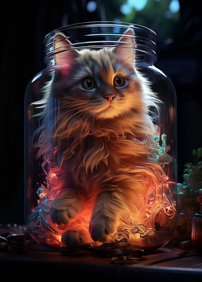 cat bottle