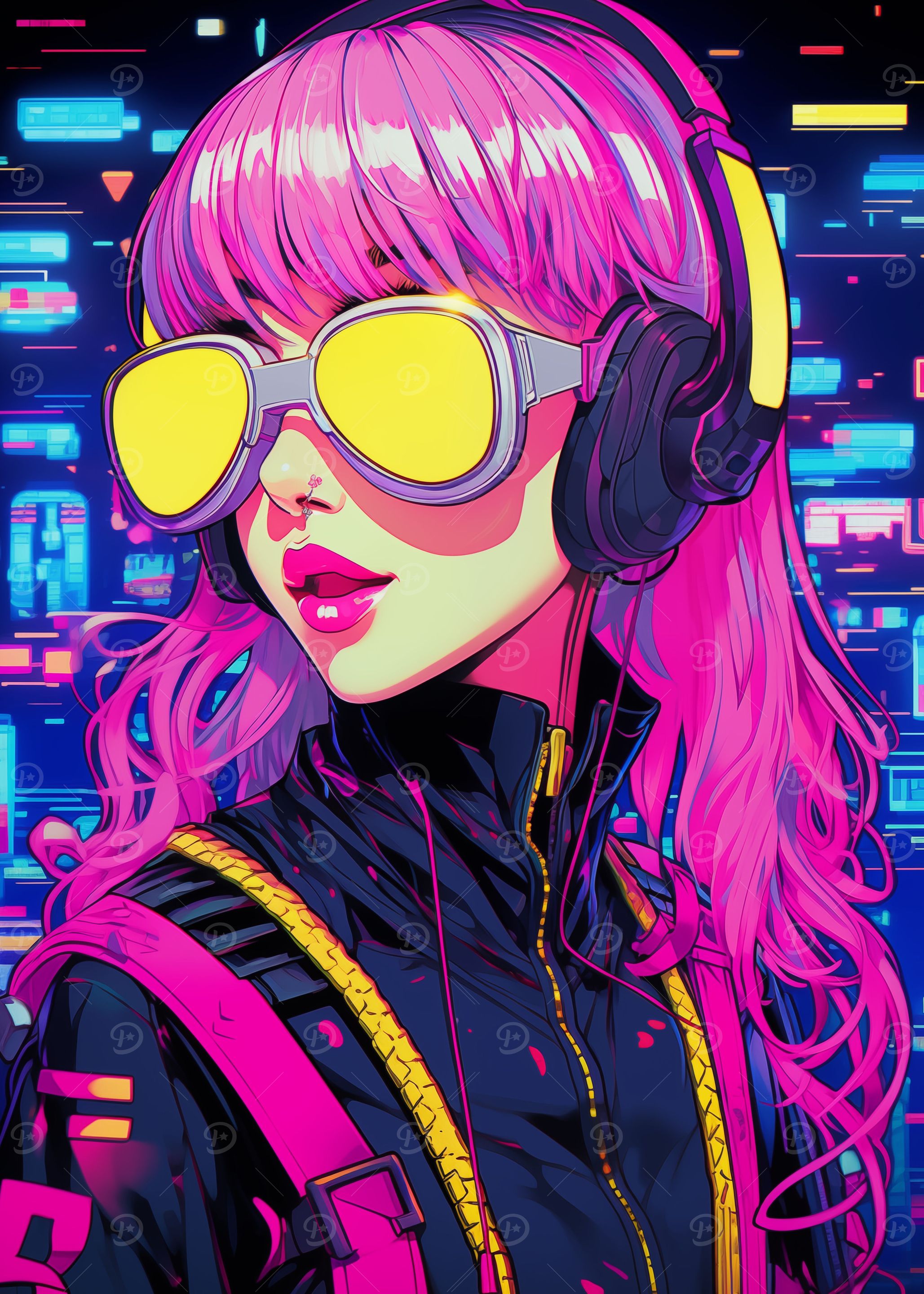 Bubble Gum Anime Girl
