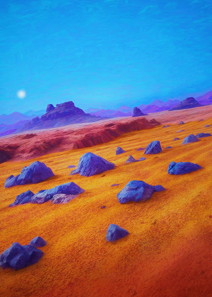 Out of the blue