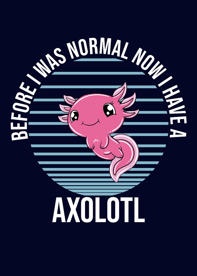 Cute Baby Axolotl