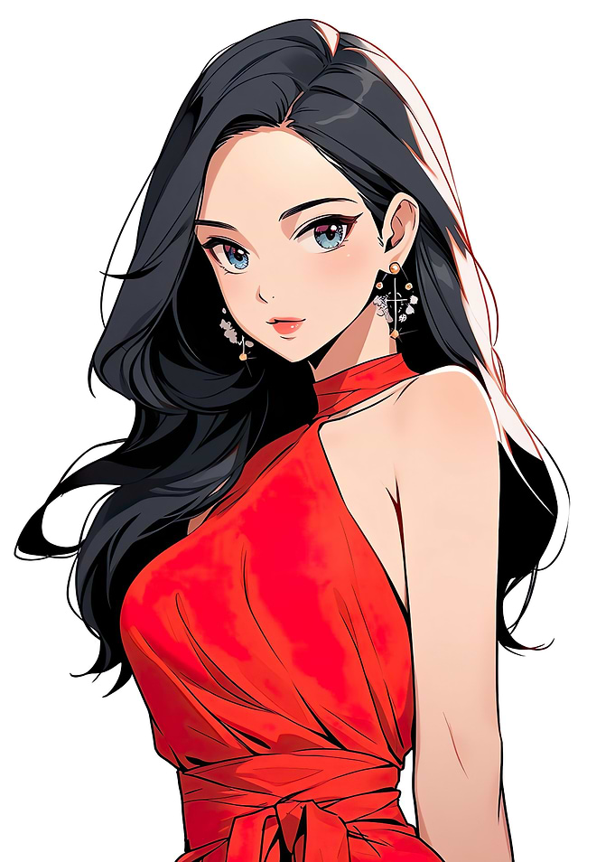 beautiful woman anime