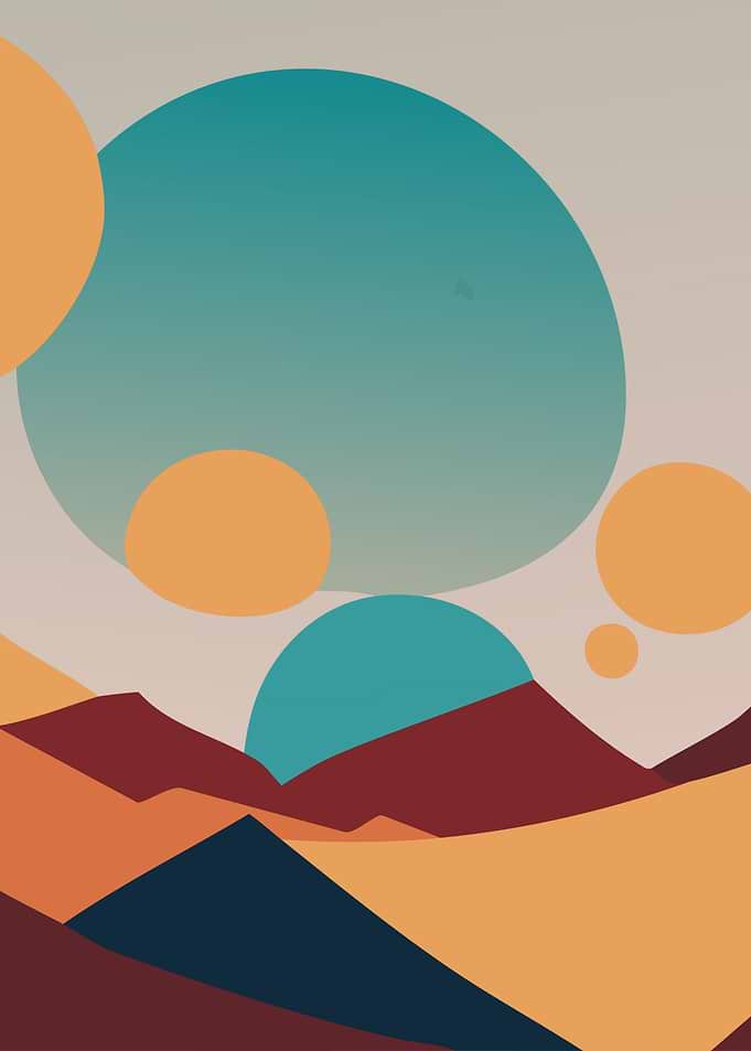 Boho Minimal Landscape