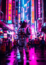 Astronaut in the City
