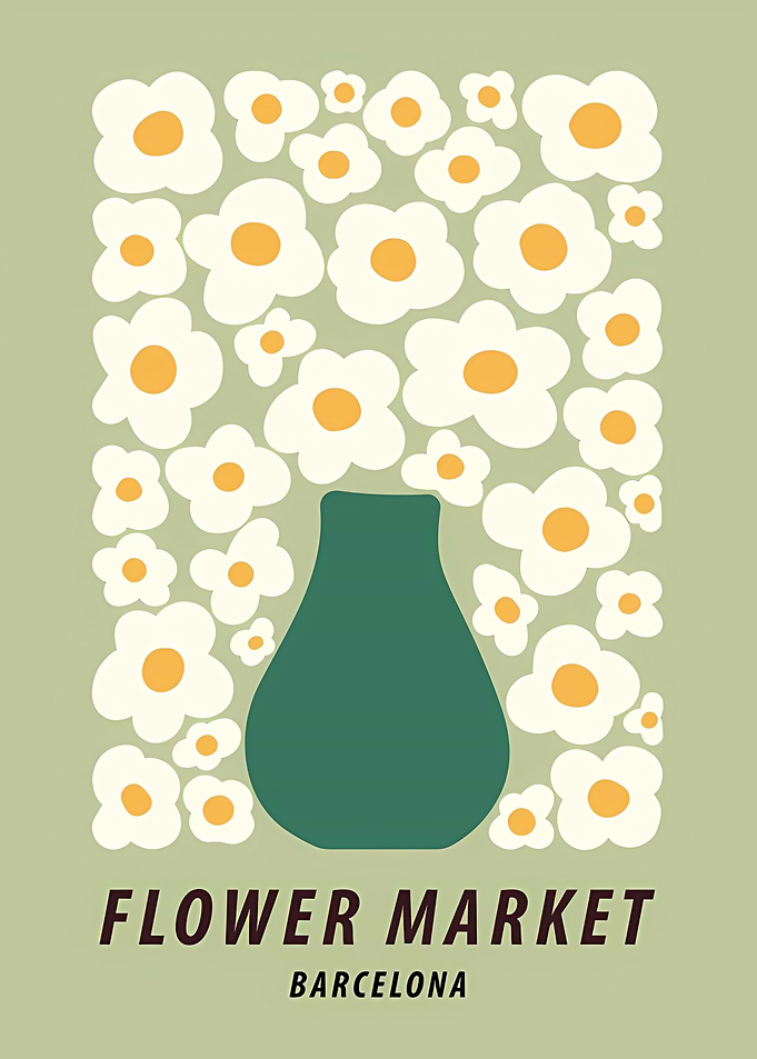 Flower market Barcelona