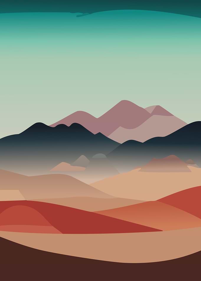Boho Minimal Landscape