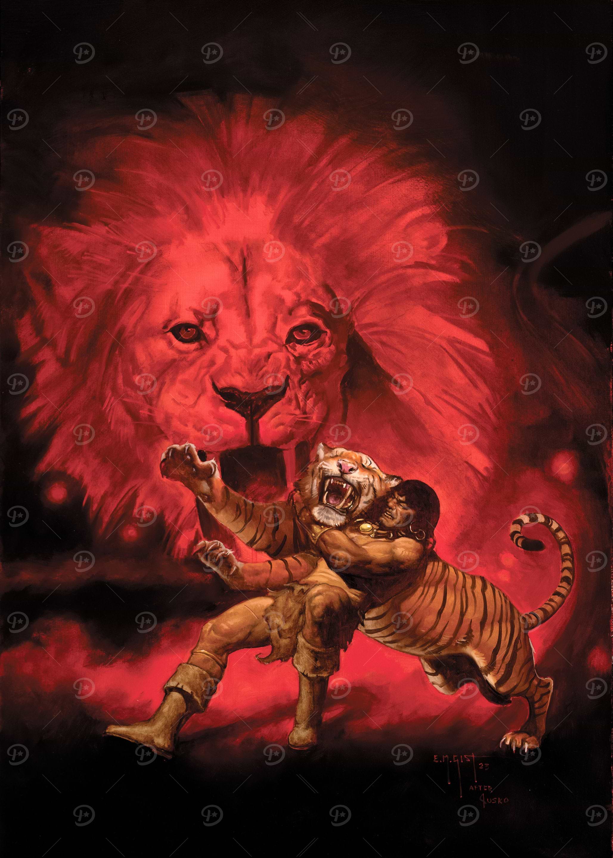 Conan vs. Tiger