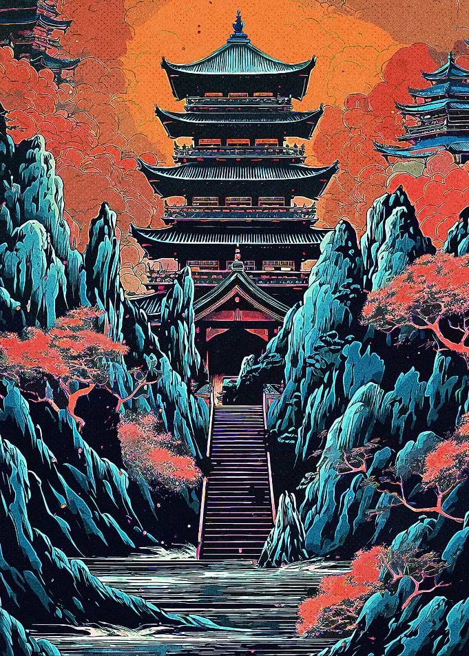 Japan Castle Vintage