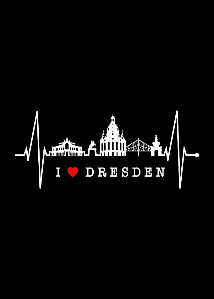 Dresden Skyline Herzschlag