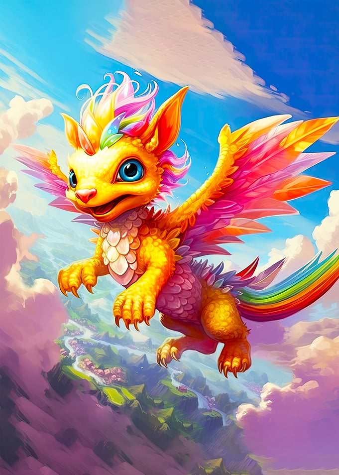 Cute Baby Dragon