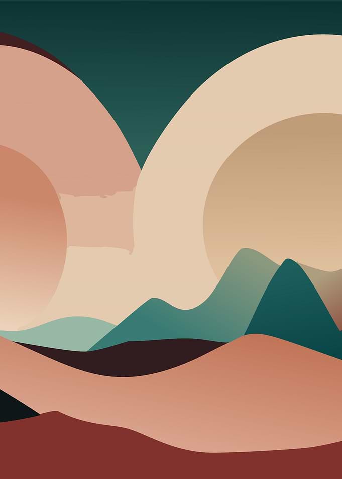 Boho Minimal Landscape