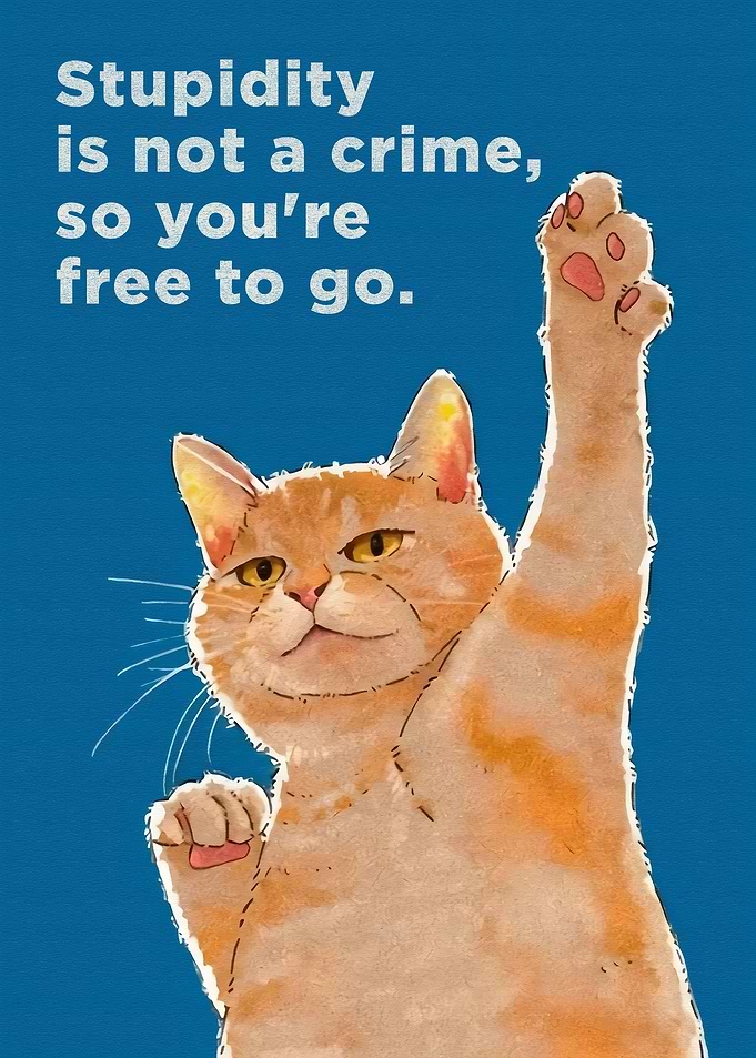 Stupidity is not a Crime