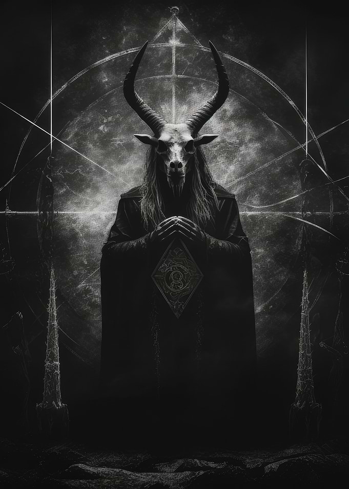 Evil Demonic Baphomet