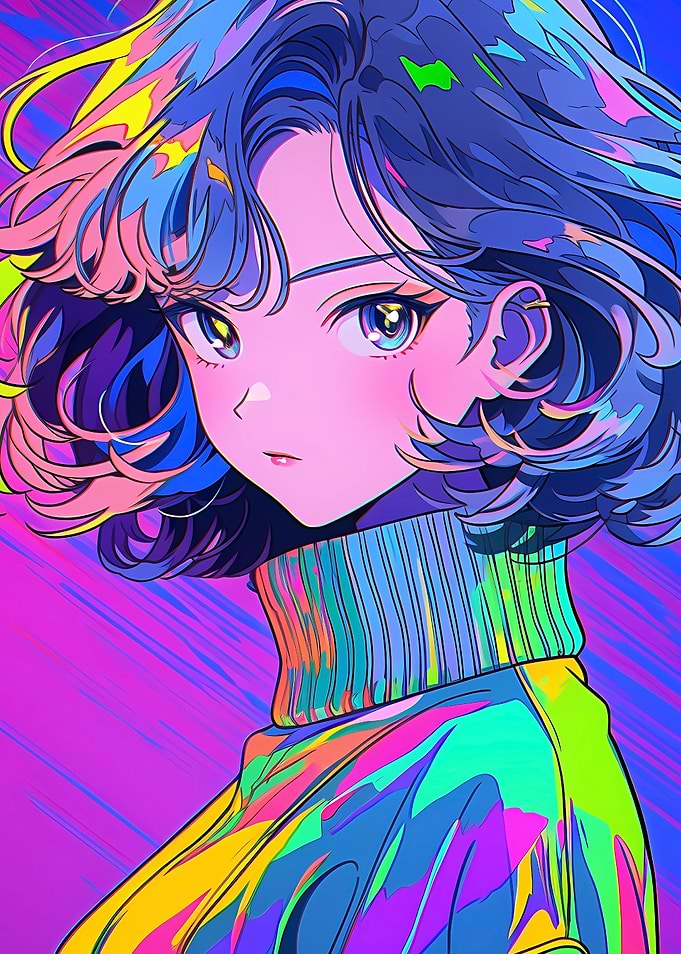 beautiful woman anime 80s