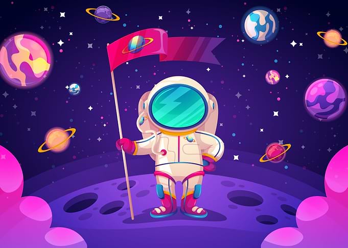 Space Astronaut Poster