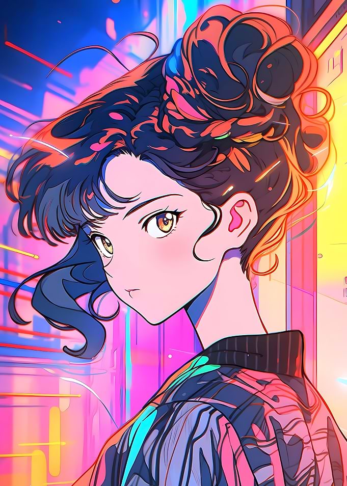 beautiful woman anime