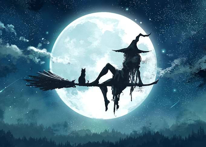 The Witch and her Cat