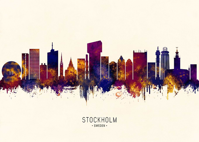 Stockholm Sweden Skyline