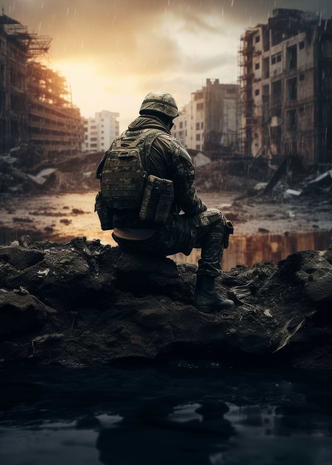 Lonely soldier