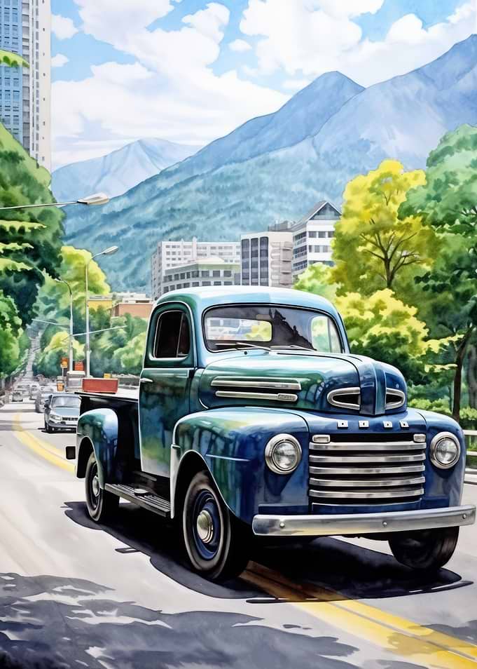 Car Watercolor