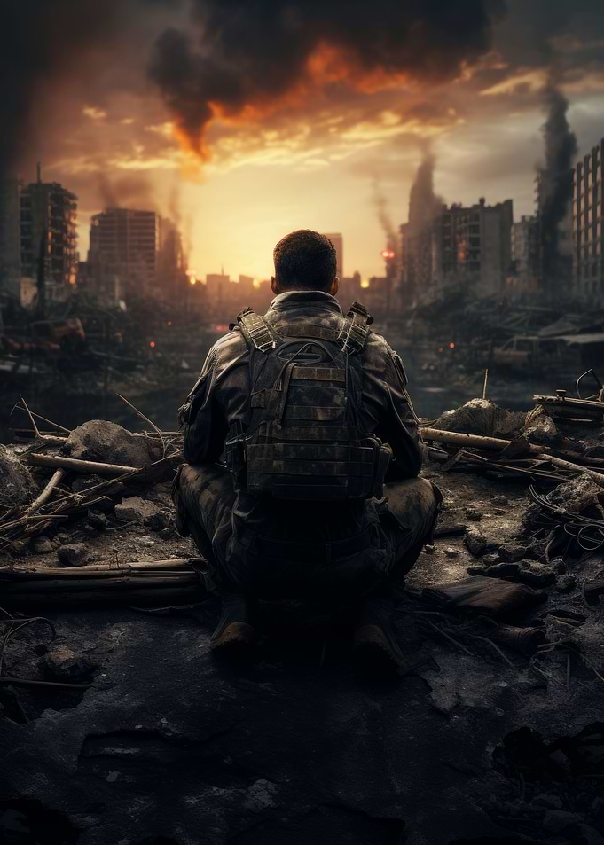 Lonely soldier