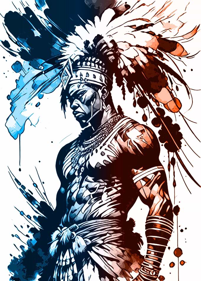 African Zulu Warrior