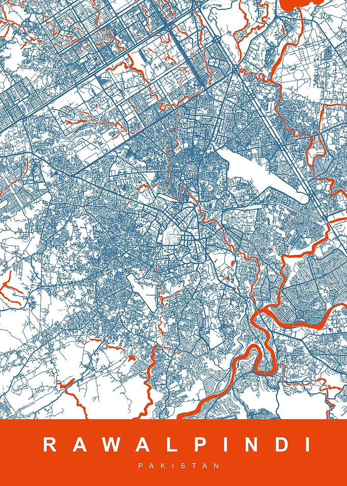 MAP RAWALPINDI PAKISTAN