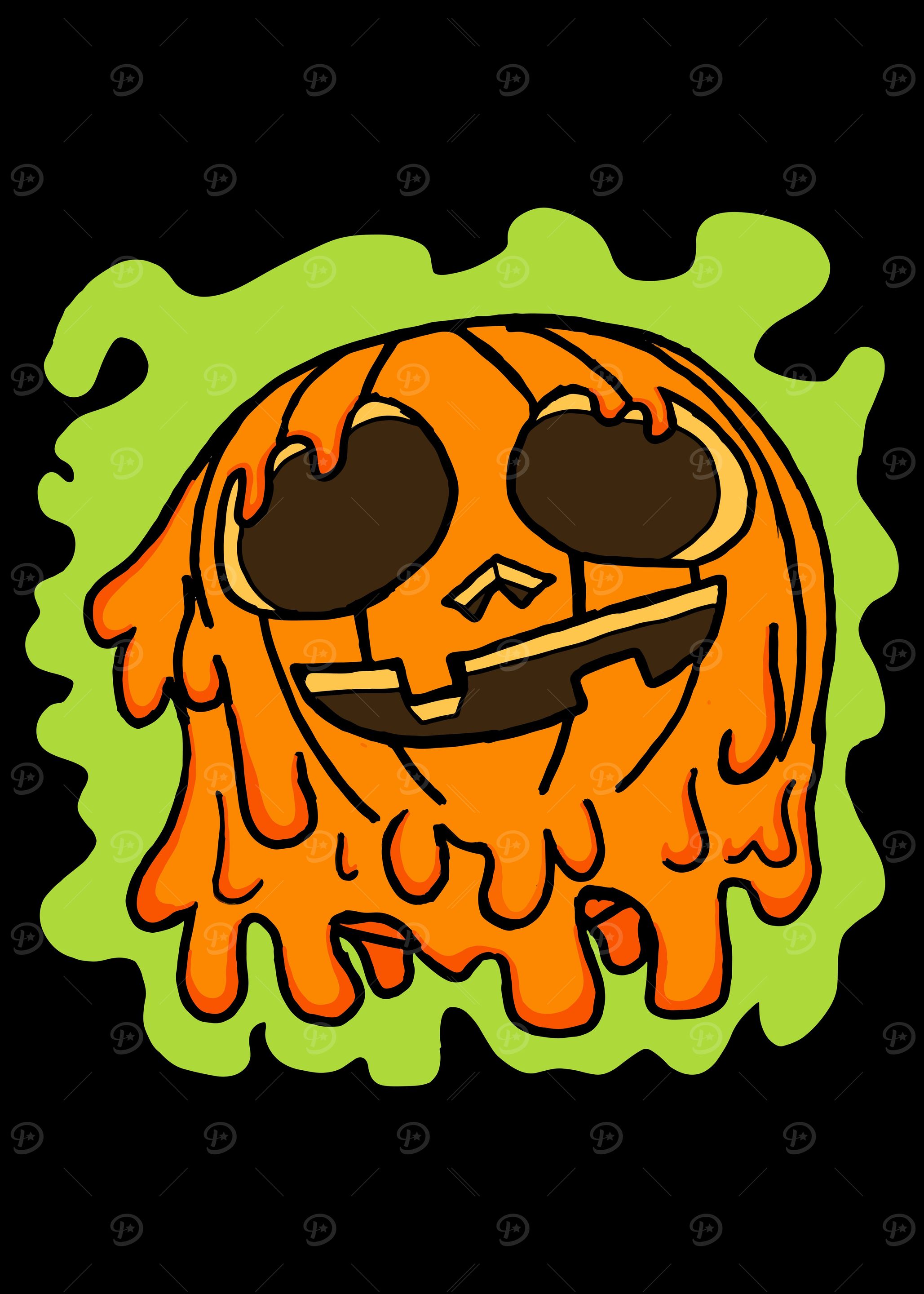 Halloween Pumpkin Head