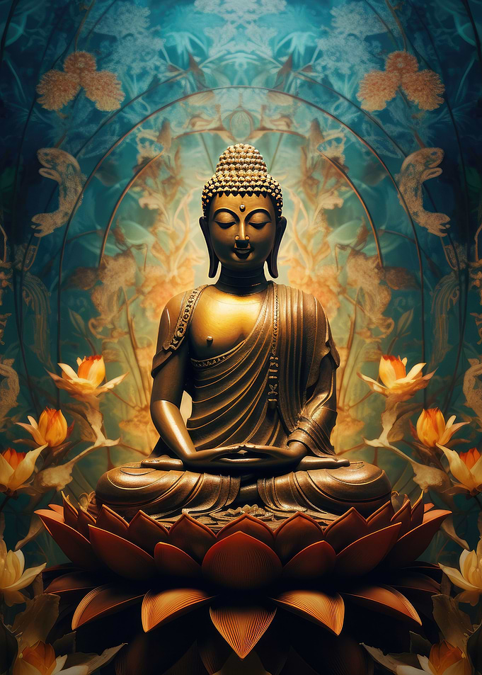 Spiritual Buddha Statue