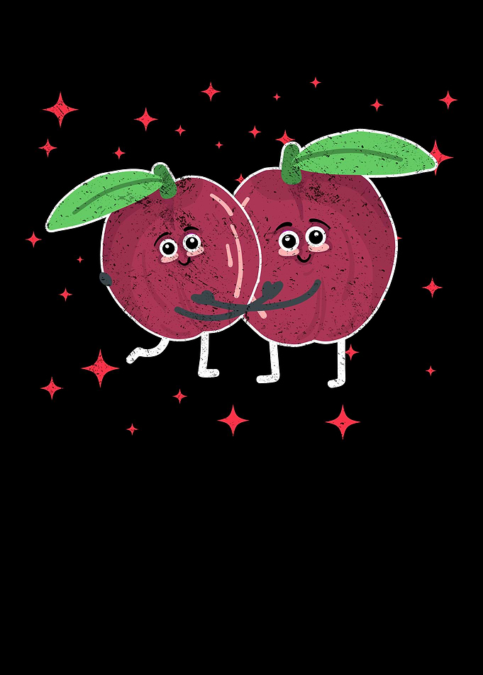 Cute Passionfruit Couple