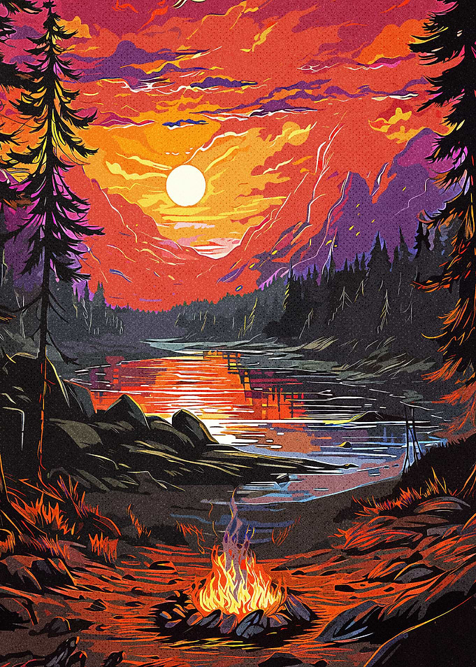 Bonfire By The Lake