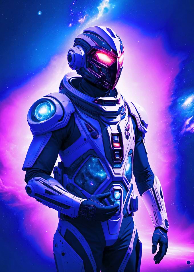 Astronaut Cyberpunk