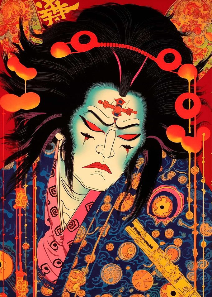Japanese Kabuki Actor 04