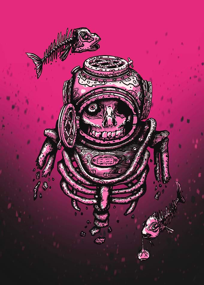 pink dead zombie