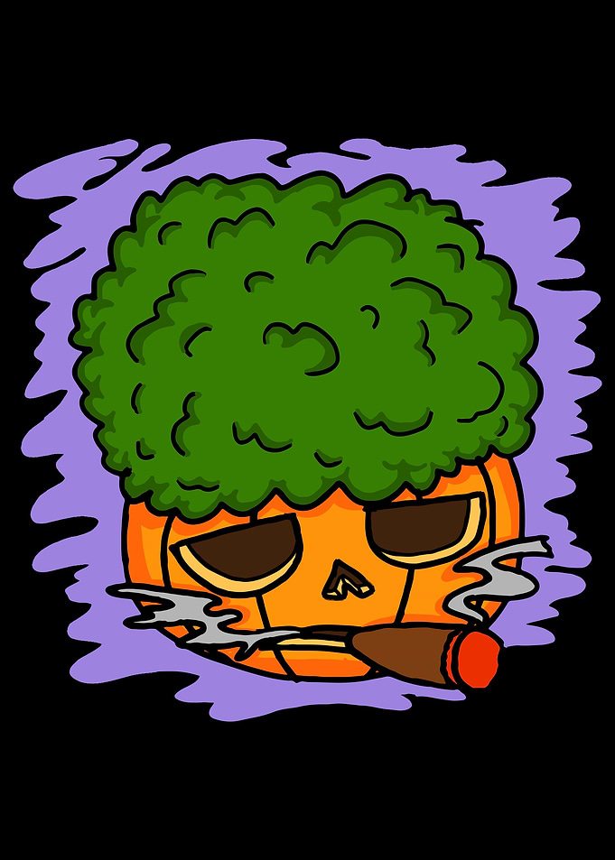 Halloween Pumpkin Head