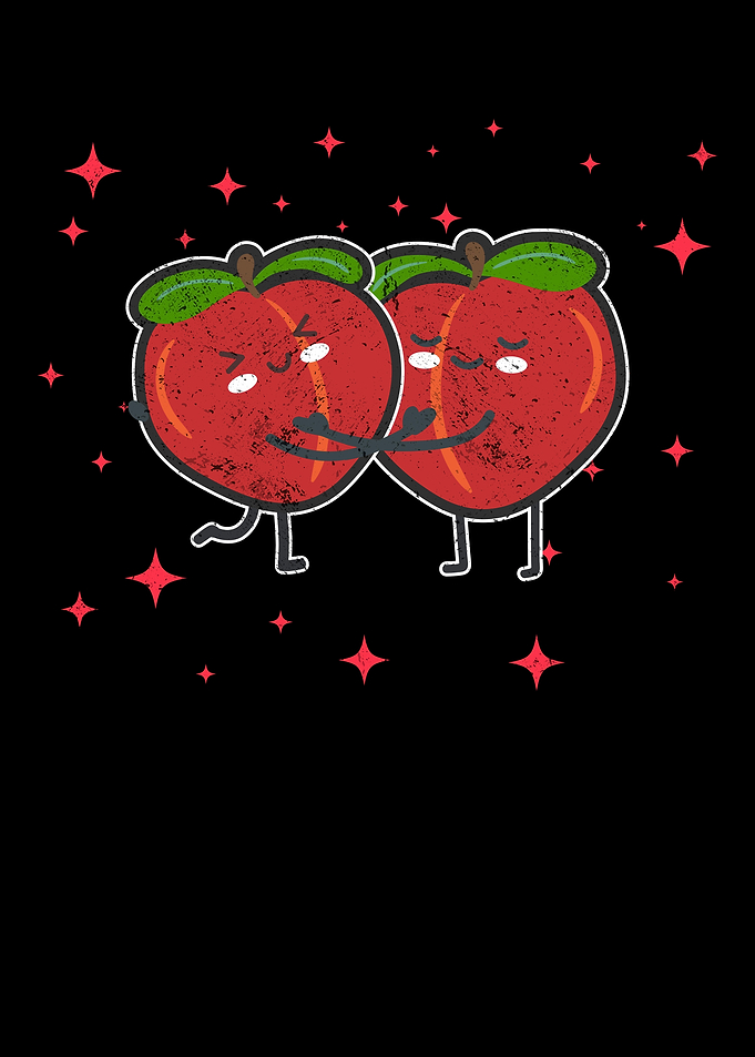 Cute Nectarine Couple