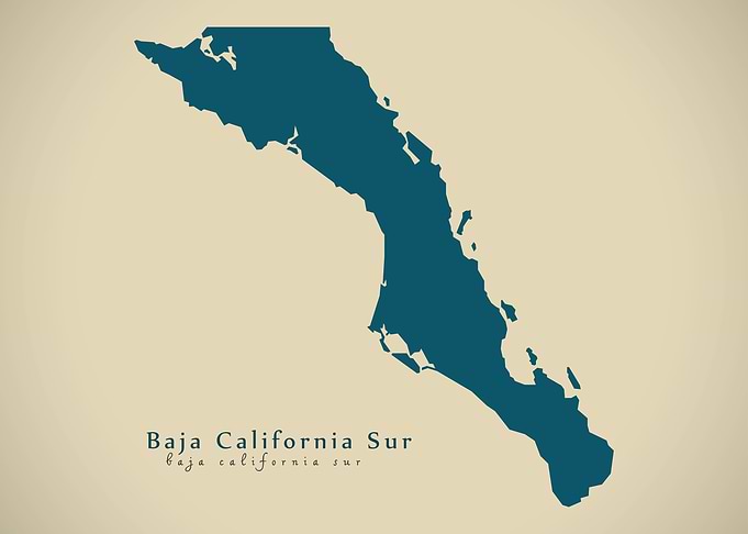 Baja California Sur map