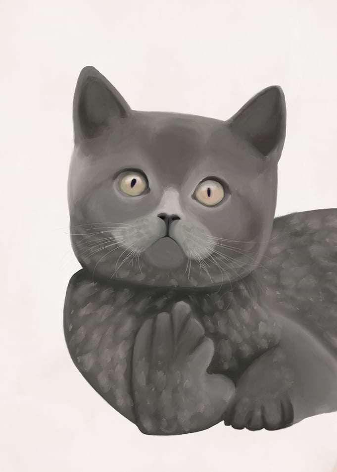Cat Middle Finger