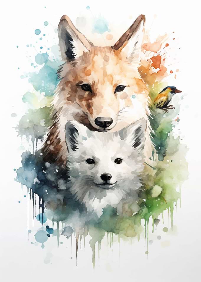 Wolf Watercolor