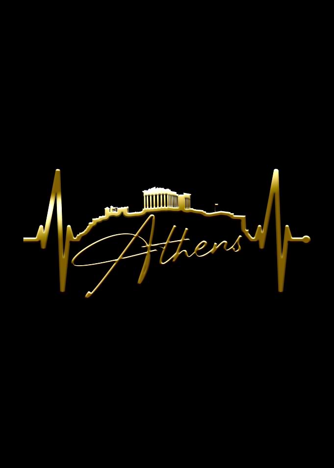 Athens Skyline Heartbeat