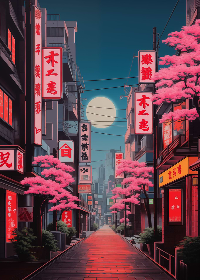 Downtown Asian Street