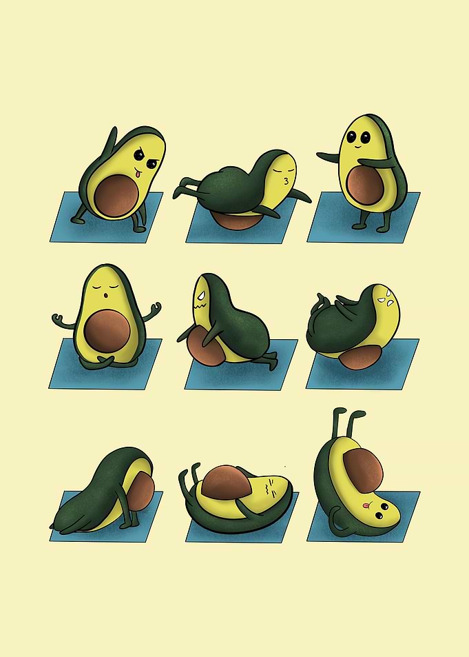 avocado yoga