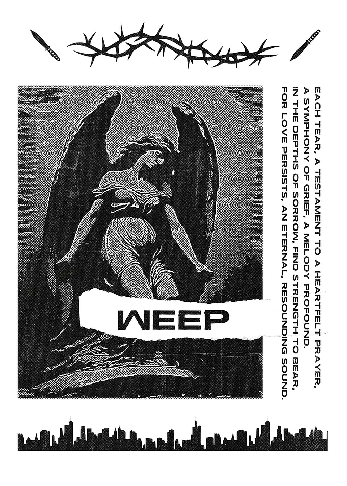 Weep Angel Brutalist Y2K