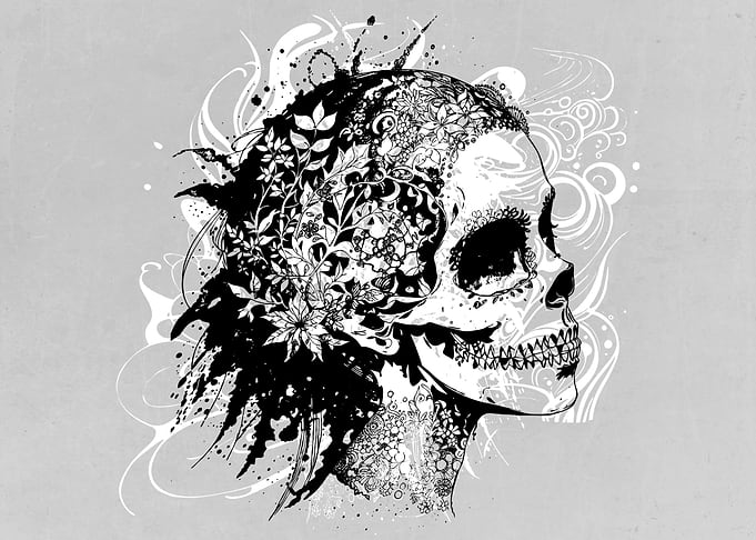 Psychedelic Skulls