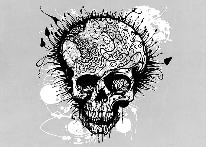 Psychedelic Skulls