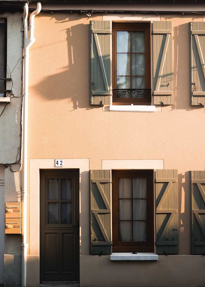 Door and shutter